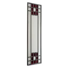 Decorative Wall Mirror With Wine Red