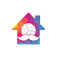 Strong Volleyball Vector Logo Design