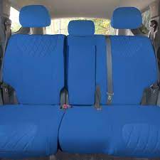 Fh Group Neoprene Custom Fit Seat Covers For 2019 2022 Hyundai Santa Fe 26 5 In X 17 In X 1 In Rear Set Blue