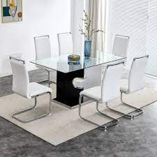 Rectangular Glass Dining Table