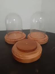 Vintage Glass Domes With Hand Made