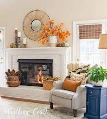 Traditional Cottage Fall Family Room
