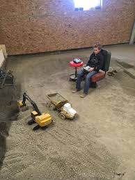 Excavating His Basement With Rc Toys