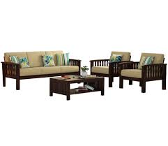 Buy Olympia Wooden Sofa Set With