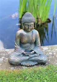 Garden Ornament Sitting Buddha Bronze