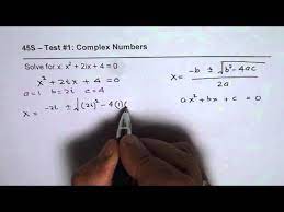 Solve Quadratic Equation With Complex