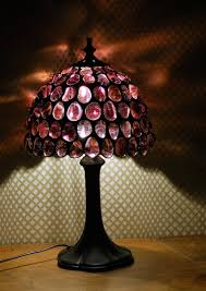 Purple Stained Glass Lamp Lamp