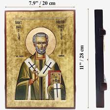 Handmade Wooden Orthodox Icon St