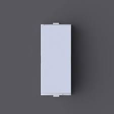 White Rectangular Blank Switch Plate At