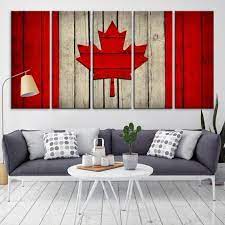 22674 Large Wall Art Canada Flag Canvas
