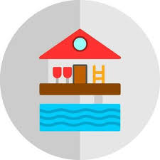 Beach House Icon Vector Art Icons And