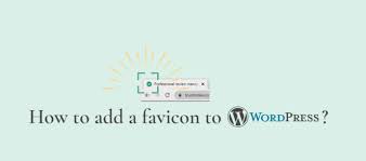 Favicon Wordpress Add A Favicon To