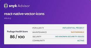 React Native Vector Icons Npm Package
