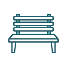 Bench Silhouette Vector Art Icons And