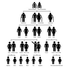 Family Ancestor Tree Flow Chart