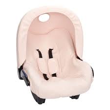 Car Seat 0 Cover Pure Soft Pink