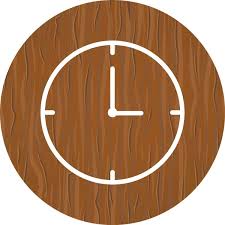 Wooden Clock Stock Photos Royalty Free