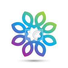 Abstract Elegant Flower Logo Icon