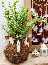 How To Build A Kokedama Fairy Village