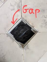 Fill Hole Near Shower Drain
