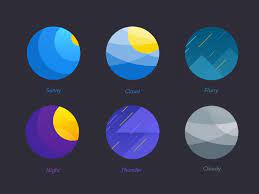 Weather Icons Flat Design Icons Icon