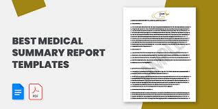 8 Medical Summary Report Templates