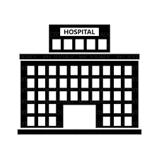 Hospital Svg Icon Vector Cut File For