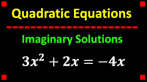 Quadratic Formula With Imaginary