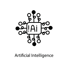 Artificial Intelligence Doodle Icon
