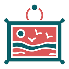 Vector Design Desert Landscape Icon