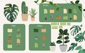 Plant Aesthetic Folder Icons Free