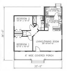 864 Sq Ft Bungalow House Plan 123 1085