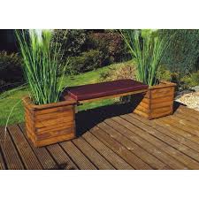 Deluxe Garden Planter Bench By Charles