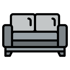 Sofa Iconixar Lineal Color Icon