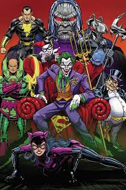 Canvas Print Dc Comics The Villans