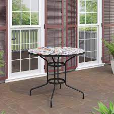 Tk Classics Steel Outdoor Dining Table