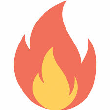 Fire Warning Flame Flammable Icon
