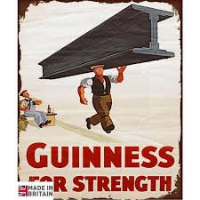 Guinness For Strength Sign Metal Wall