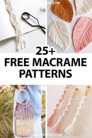 25 Free Macrame Patterns For All Skill