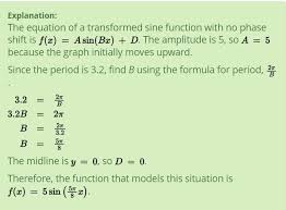 Equation Of The Sine Function