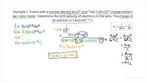 Drift Velocity Of Electrons
