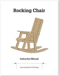 Diy Rocking Chair Plans For Beginner