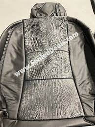 Katzkin Black Alligator Leather Seat