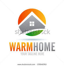 Logo Warm Home Icon Element Template