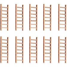 15pcs Miniature Ladder Mini Wood Doll