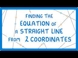 Gcse Maths Finding The Equation Of A