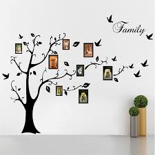 Family Tree And Birds Vinyl Wall Art Decal