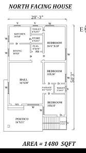 North Facing House Plan Vastu For