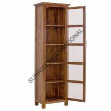 Solid Wood Display Glass Cabinet