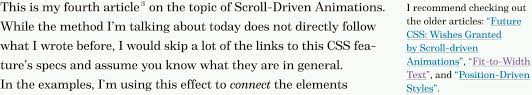 scroll driven state transfer
